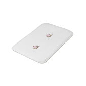 Tapis De Bain Magenta-Rouge, orange jaunâtre (Angle)