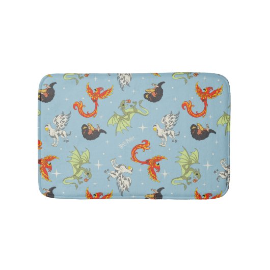 Tapis De Bain Magical Creatures Vintage Pattern (Devant)
