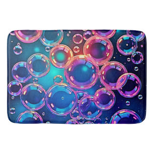 Tapis De Bain Magie de bulle rose pourpre
