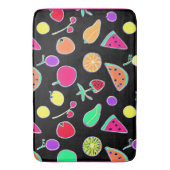 Tapis De Bain Magie de néon tropique radiant (devant Vertical)