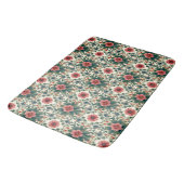 Tapis De Bain Magie des fleurs boho - dans des nuances de vert e (Angle)