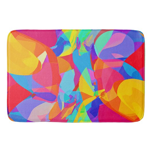 Tapis De Bain Magie Motif colorée vive (Devant)
