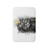 Tapis De Bain Magnifique chat Steampunk (Devant (Vertical))