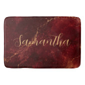 Tapis De Bain Magnifique Marbre Bourgogne Or Script (Devant)