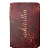 Tapis De Bain Magnifique Marbre Bourgogne Or Script (devant Vertical)