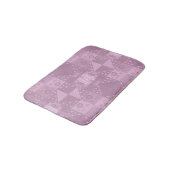 Tapis De Bain magnifique patchwork lilas traditionnel (Angle)