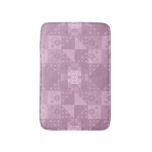 Tapis De Bain magnifique patchwork lilas traditionnel (Devant (Vertical))