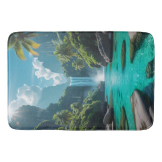 Tapis De Bain magnifique paysage d'eau