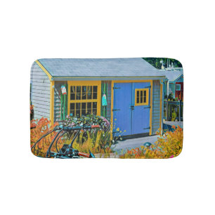 Tapis De Bain Magnifique peinture cycliste