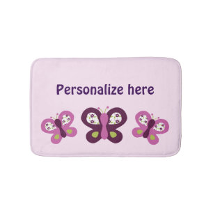 Tapis De Bain Magnifique Sugar Plum Butterflies Salle de bain