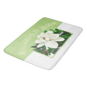 Tapis De Bain Magnolia Bloom | Grand bain vert (Angle)