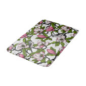 Tapis De Bain Magnolia en floraison et tireur (Angle)