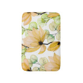 Tapis De Bain Magnolia Eucalyptus : Aquarelle Impression transpa (Devant (Vertical))