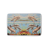 Tapis De Bain Main Painted by Number | Dolphins | (Devant)