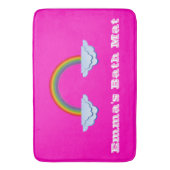 Tapis De Bain Maïs arc-en-ciel rose chaud (devant Vertical)