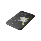 Tapis De Bain Maison d'Halloween, Chats noirs, Chats, Chauves-so (Angle)