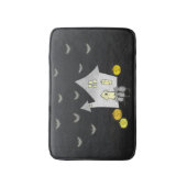 Tapis De Bain Maison d'Halloween, Chats noirs, Chats, Chauves-so (Devant (Vertical))