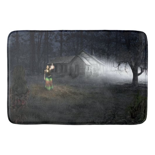 Tapis De Bain Maison d'horreur d'Halloween (Devant)