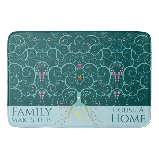 Tapis De Bain Maison familiale Maison de bienvenue Bain Mat (Devant)