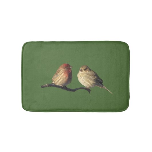 Tapis De Bain Maison Finch Lovebirds Bath Mats (Devant)