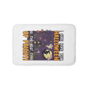 Tapis De Bain Maison hantée de terreur d'Halloween Sorcière Fant
