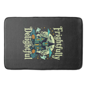 Tapis De Bain Maison Hantée Halloween Effroyablement Délicieuse