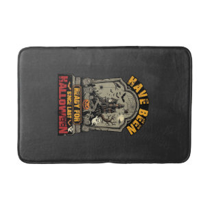 Tapis De Bain Maison Hantée Halloween Prête Depuis Tombstone
