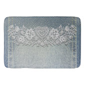 Tapis De Bain Maison rustique Kraft & Lace Blanche (Devant)
