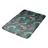 Tapis De Bain Majestic Turquoise Dragons et Village (Angle)