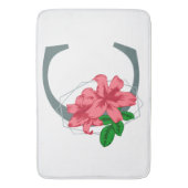 Tapis De Bain Majuscule C monogramme floral (devant Vertical)