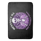Tapis De Bain Malade Mental Mais Totalement Cool (devant Vertical)