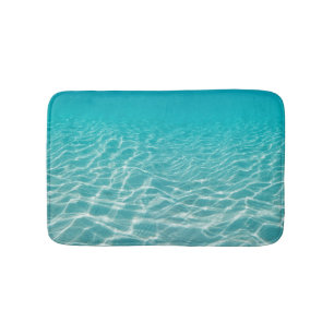 Tapis De Bain Maldive Beach Reflète Une Belle Vue.