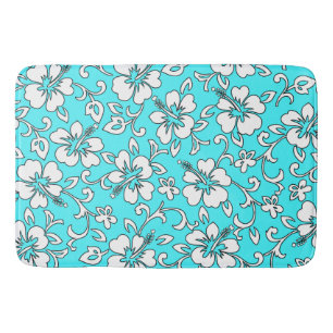 Tapis De Bain Malia Hibiscus Hawaïen Tropical