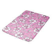 Tapis De Bain Malia Hibiscus Hawaiian Tropical (Angle)