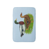 Tapis De Bain Mallard Drake et Duck (Devant (Vertical))