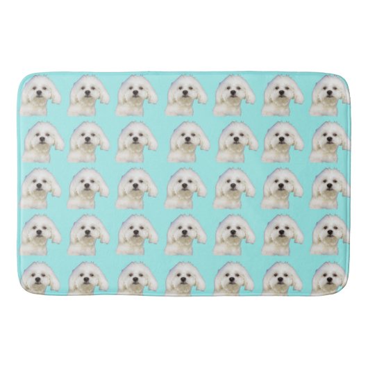 Tapis De Bain Maltais chiot (Devant)