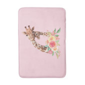 Tapis De Bain Maman & Baby Giraffe Cute Aquarelle (Devant (Vertical))