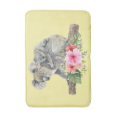 Tapis De Bain Maman & Bébé Koala Ours Aquarelle mignonne (Devant (Vertical))