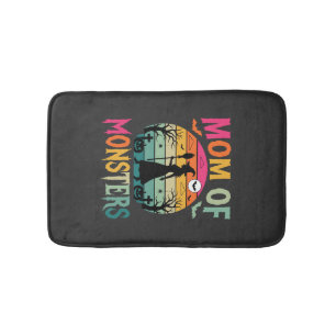 Tapis De Bain Maman Halloween de sorcière de coucher de soleil d