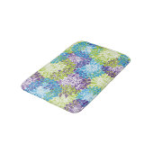Tapis De Bain Mamans bleues, de pourpre et de vert de chaux (Angle)