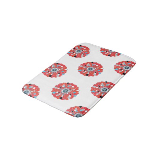 Tapis De Bain Mandala Bath Mat (Angle)