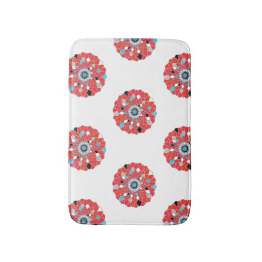 Tapis De Bain Mandala Bath Mat (Devant (Vertical))