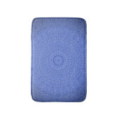 Tapis De Bain Mandala bleu (Devant (Vertical))