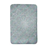 Tapis De Bain Mandala Bohème Chic à Reflets Iridescents (Devant (Vertical))