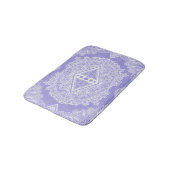 Tapis De Bain Mandala de diamant céleste (Angle)