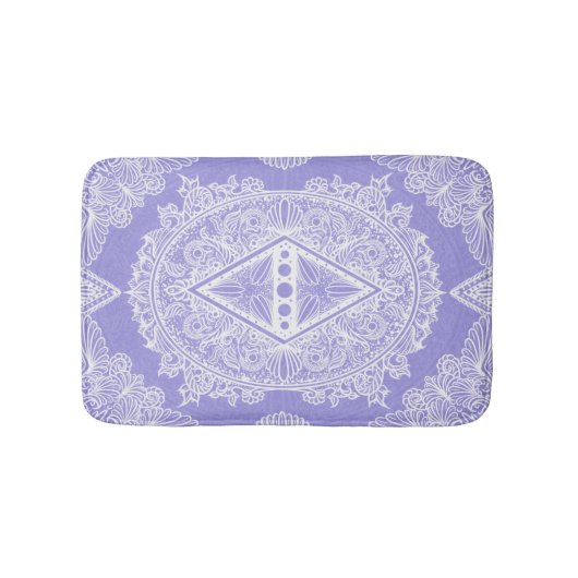 Tapis De Bain Mandala de diamant céleste (Devant)
