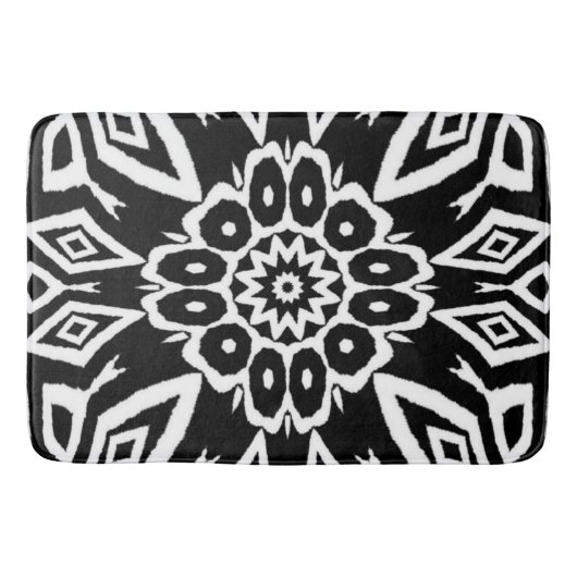 Tapis De Bain Mandala de minuit (Devant)