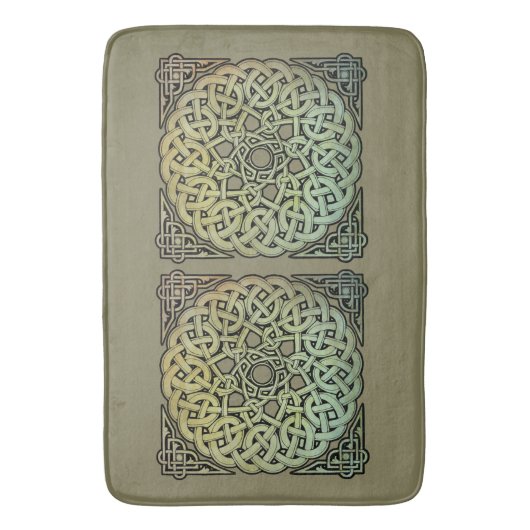 Tapis De Bain Mandala de nouage celtique (devant Vertical)