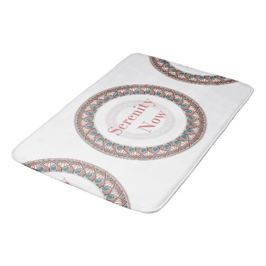 Tapis De Bain Mandala Douce Sérénité Maintenant (Angle)