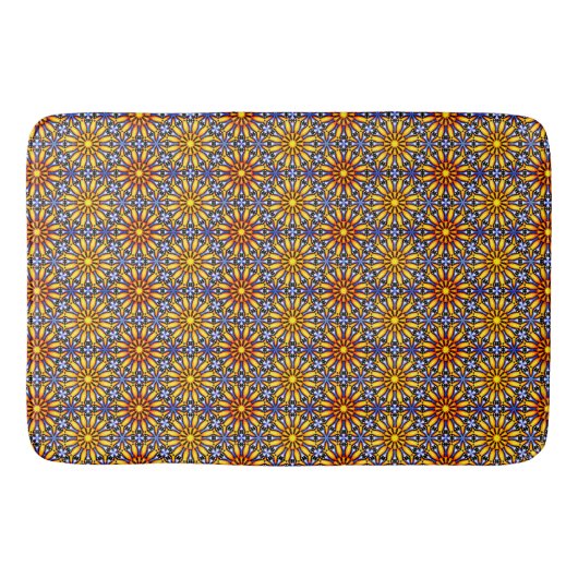 Tapis De Bain Mandala du Soleil Céleste (Devant)